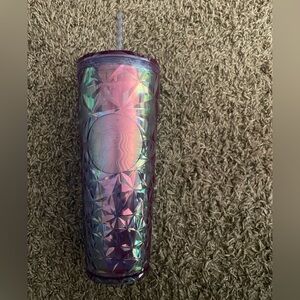 Starbucks Pink and Purple Geometric Tumbler